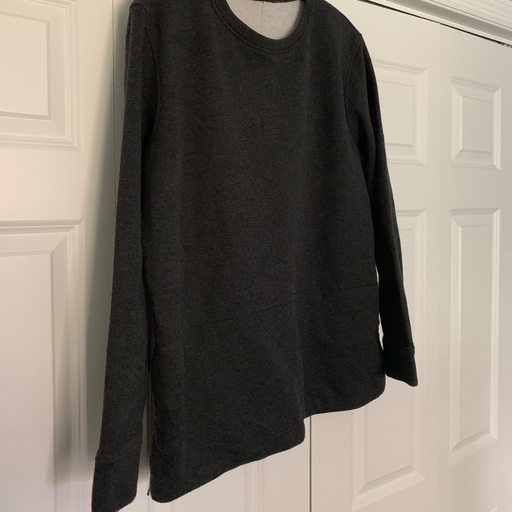 Lululemon Charcoal Side Zip Tunic